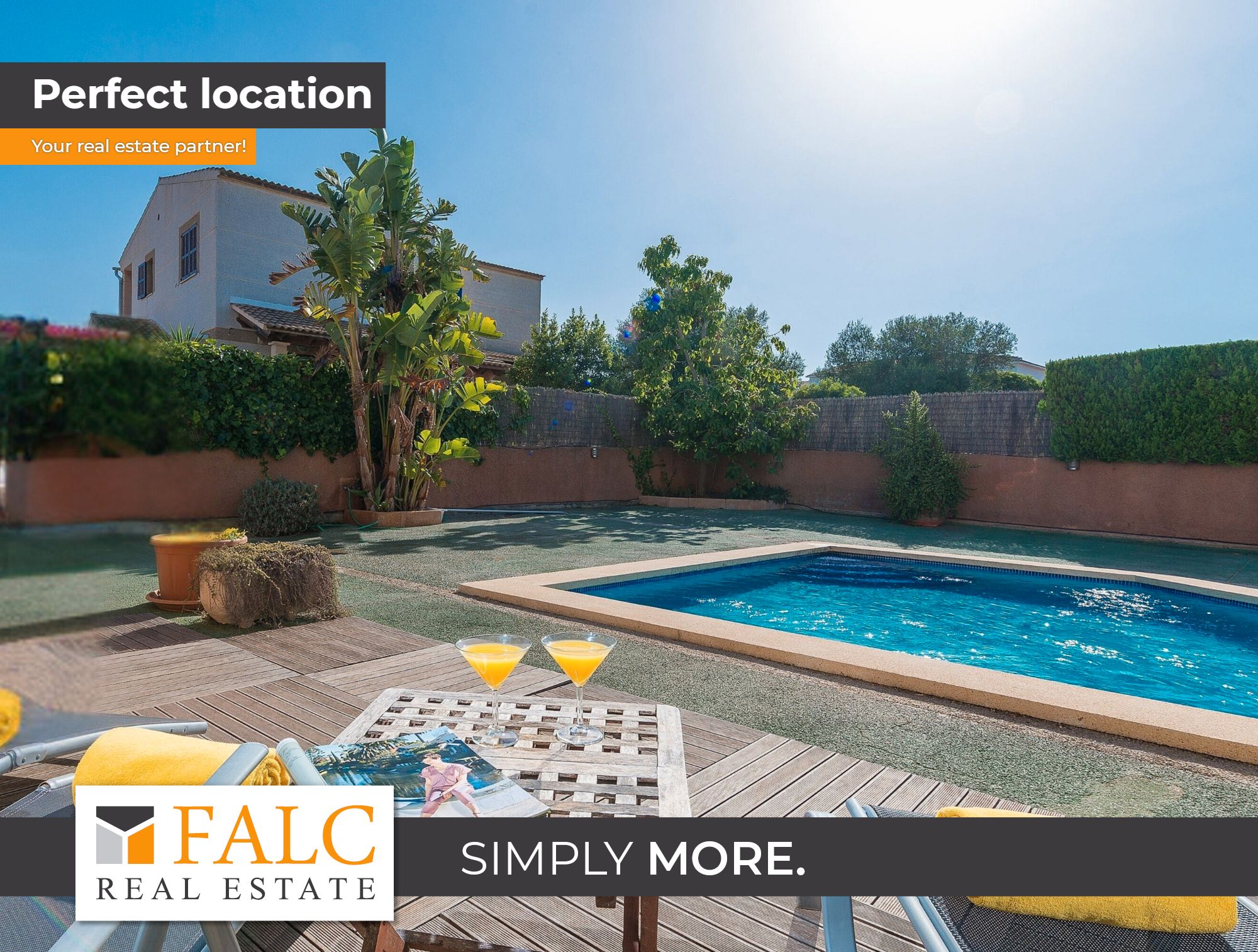 Swimming pool of House or chalet for sale in Felanitx  with Private garden