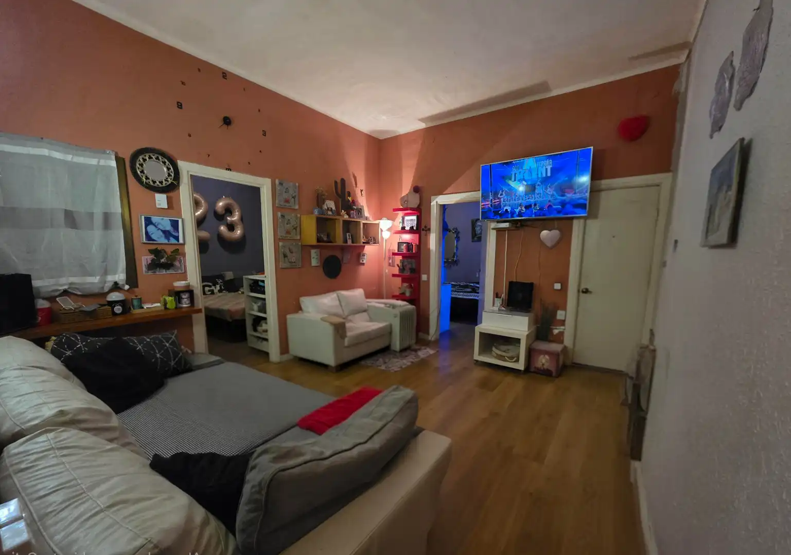 Sala de estar de Local en venta en Barcelona con Aire acondicionado, Parquet y Amueblado