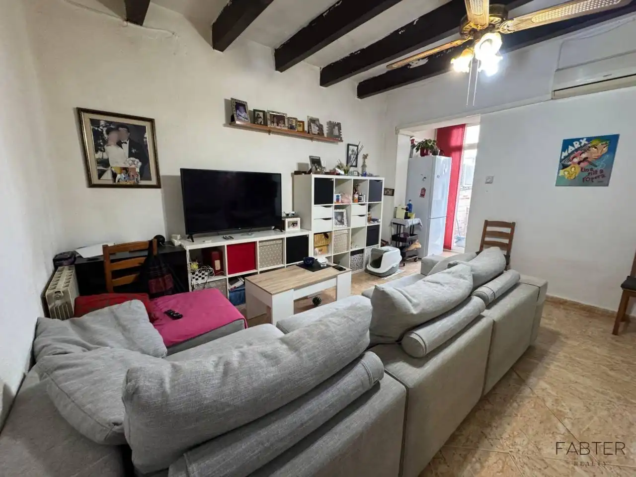 Living room of Flat for sale in Caldes de Montbui  with Air Conditioner, Heating and Terrace