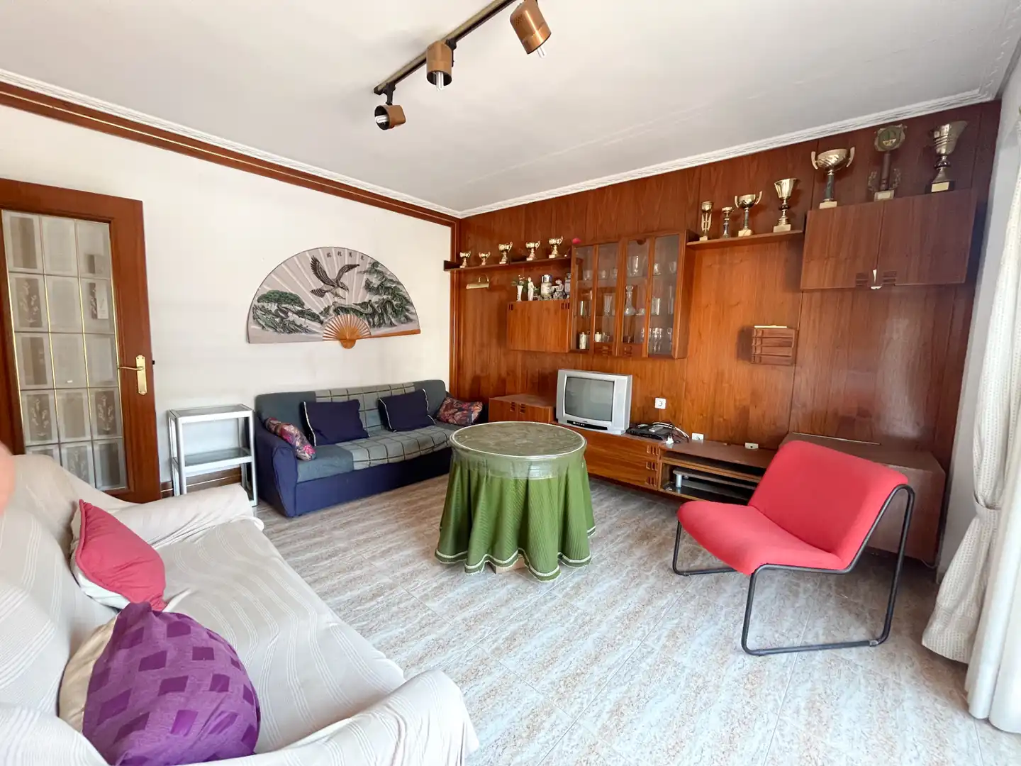 Sala de estar de Piso en venta en Sagunto / Sagunt con Aire acondicionado, Amueblado y Horno