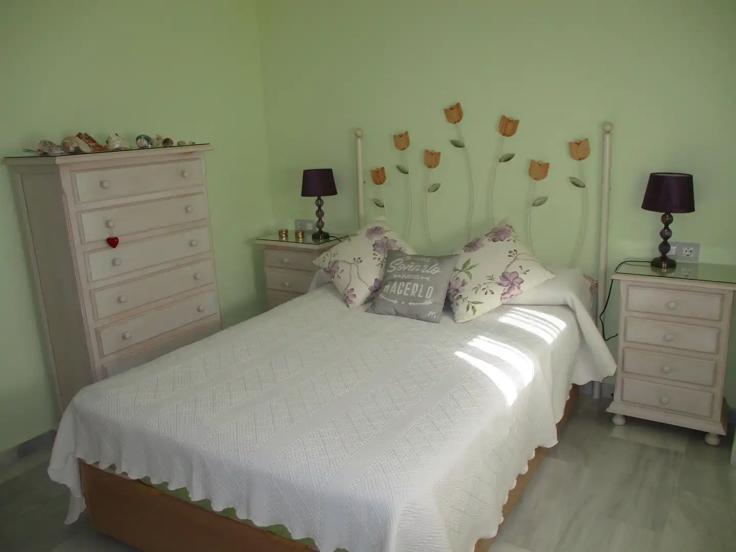 Schlafzimmer von Wohnung zur Miete in Cártama mit Klimaanlage, Terrasse und Möbliert