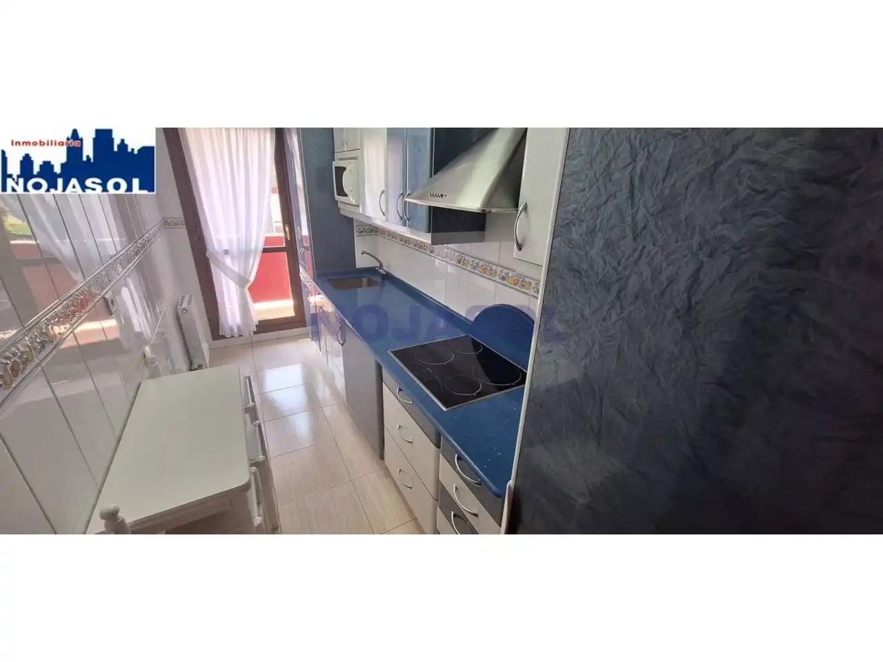 Cocina de Apartamento de alquiler en Noja con Calefacción, Terraza y Amueblado