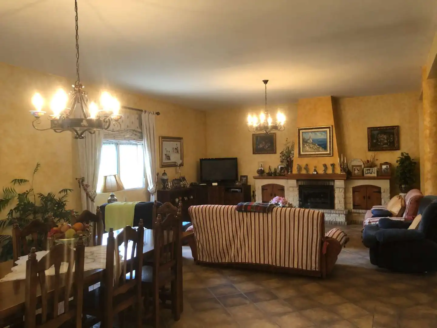 Sala de estar de Casa o chalet en venta en Callosa de Segura con Jardín privado y Amueblado
