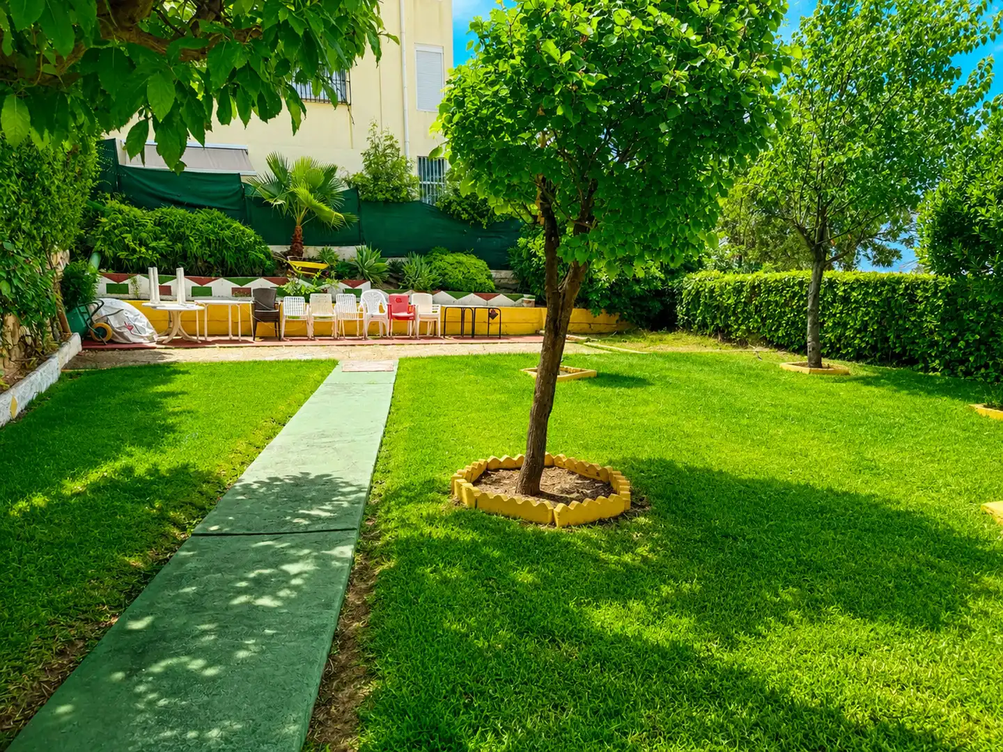 Jardí de Apartament en venda en Benalmádena amb Terrassa, Moblat i Piscina comunitària