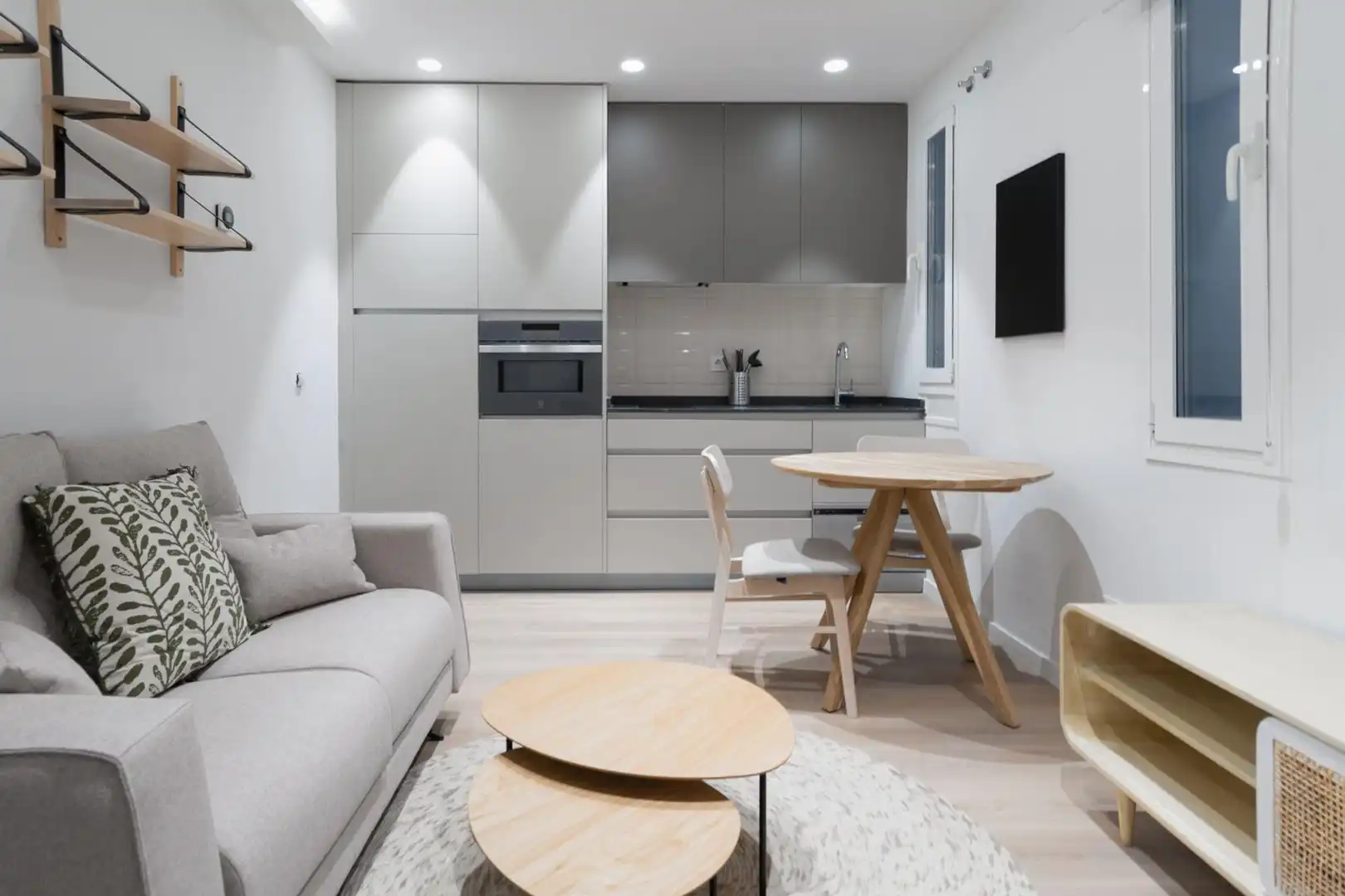 Kitchen of Apartments for rent in Madrid  with Air Conditioner, Heating and Terrace