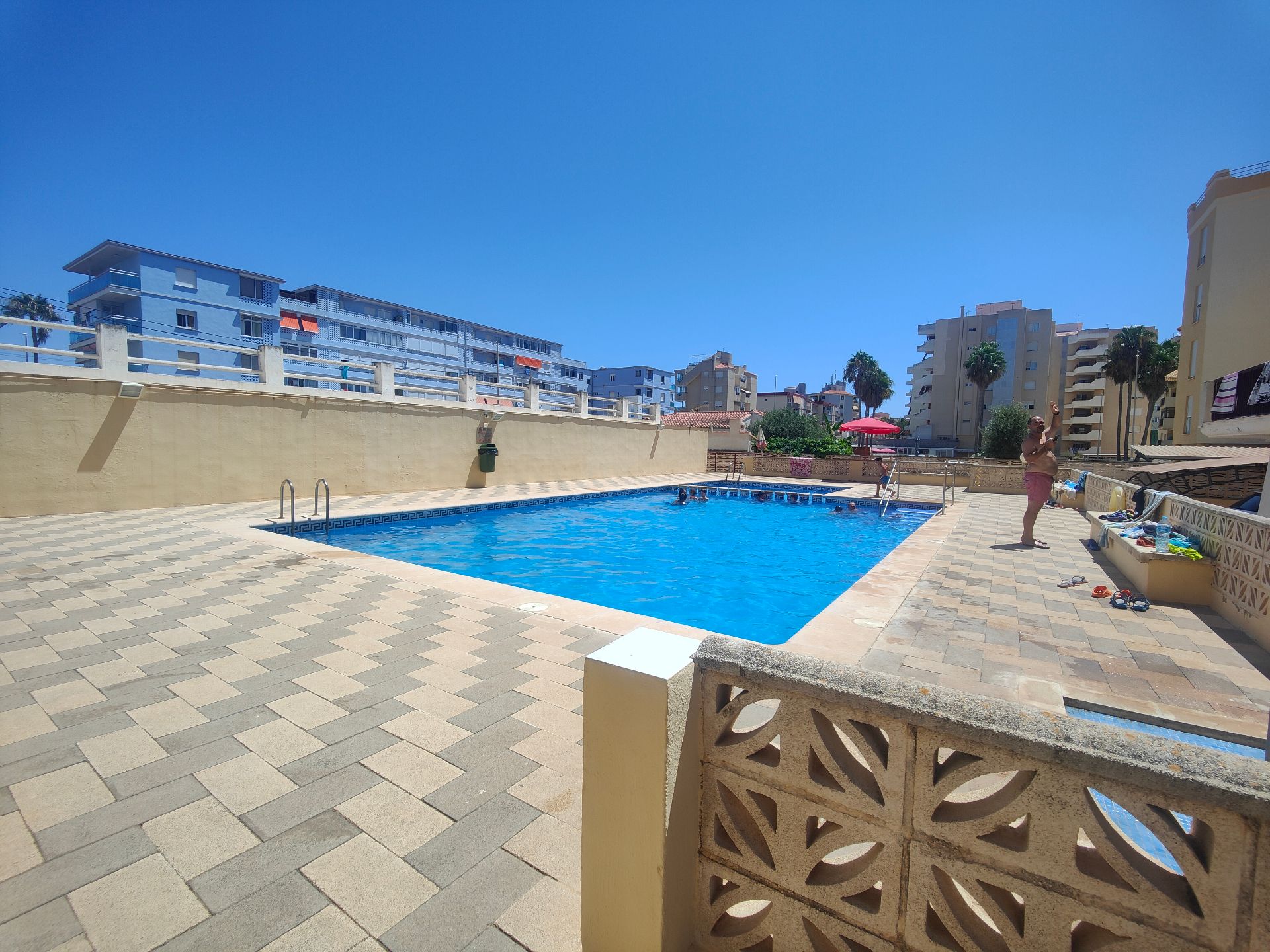 Swimming pool of Apartment for sale in Xeraco  with Terrace, Furnished and Community pool