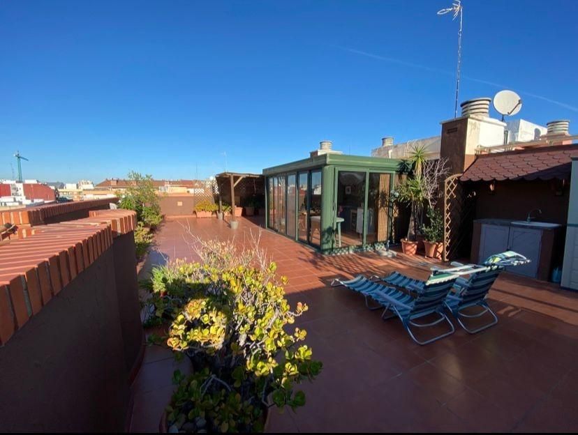 Terrace of Attic for sale in  Valencia Capital  with Terrace, Storage room and Balcony