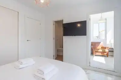 Habitación de Casa adosada en venta en Benalmádena con Aire acondicionado, Calefacción y Jardín privado