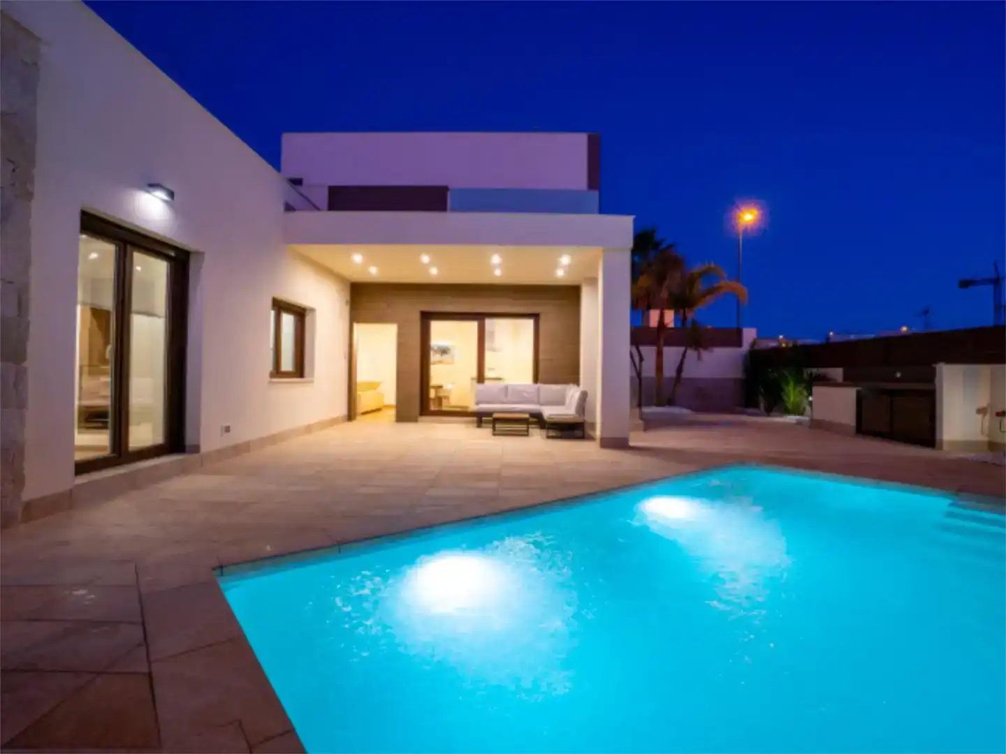 Piscina de Casa o xalet en venda en Rojales amb Jardí privat, Parquet i Piscina
