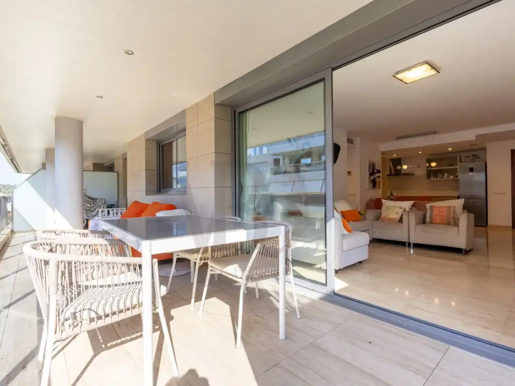Terraza de Apartamento de alquiler en Eivissa con Aire acondicionado, Terraza y Piscina comunitaria