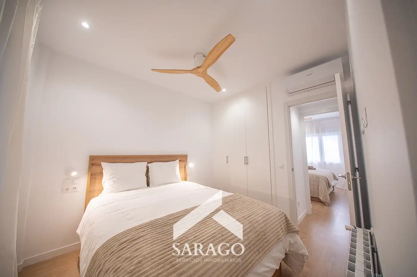 Habitación de Piso de alquiler en Madrid con Aire acondicionado, Calefacción y Amueblado