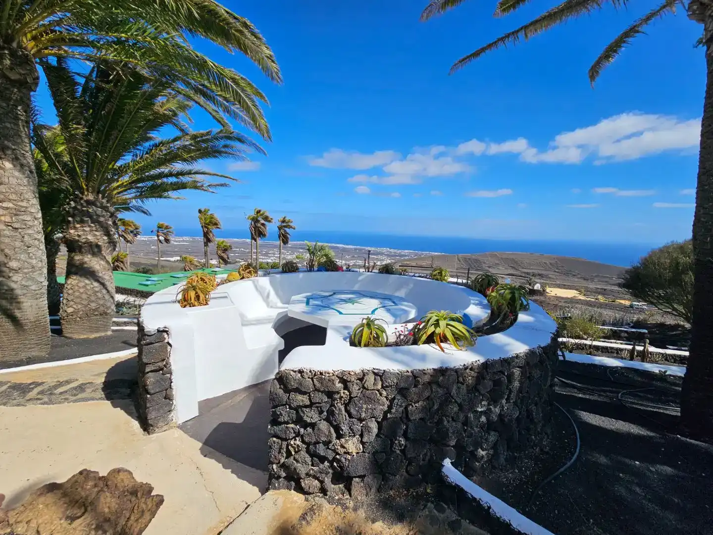 Terraza de Piso en venta en Tías con Jardín privado, Parquet y Piscina