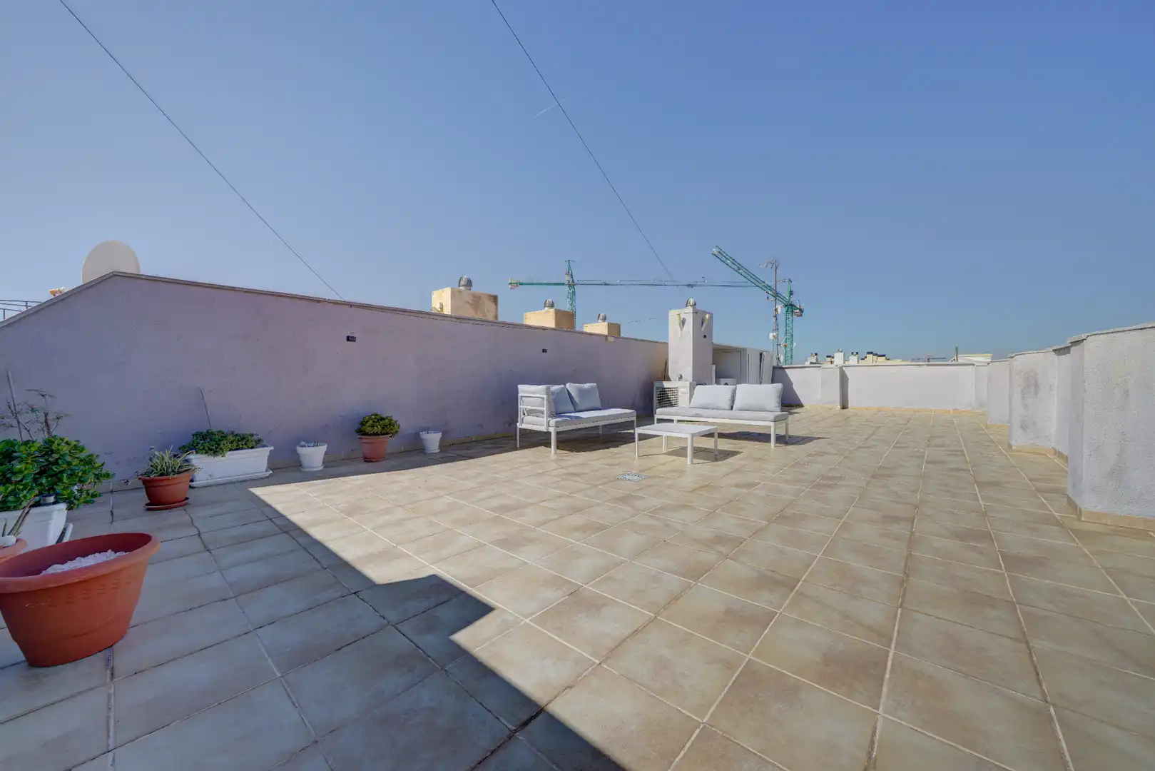 Terrasse von Dachboden zum Verkauf in La Pobla de Farnals mit Klimaanlage, Heizung und Terrasse