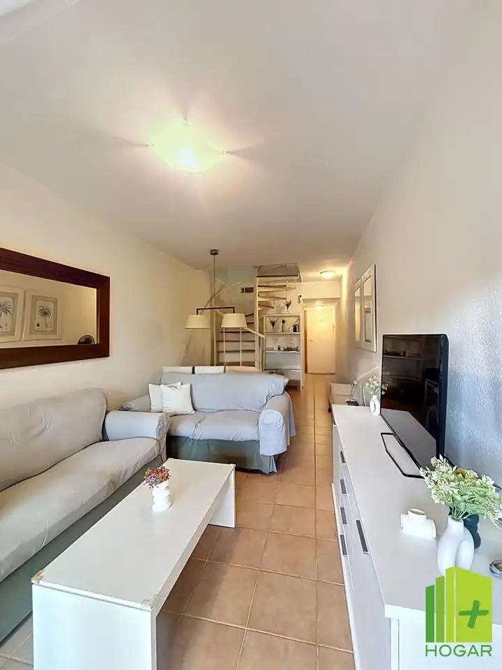 Wohnzimmer von Maisonette zum Verkauf in Vera mit Klimaanlage, Heizung und Terrasse
