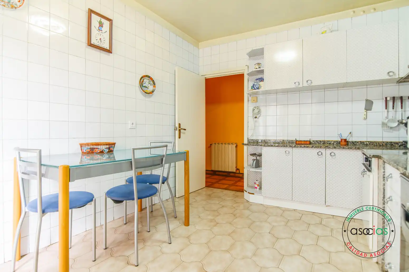 Kitchen of Flat for sale in Nava  with Heating and Balcony