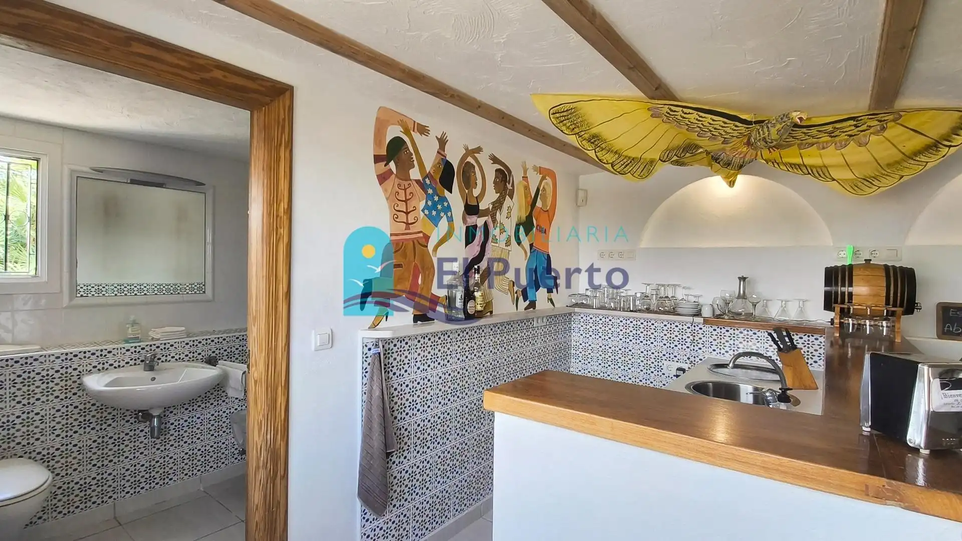 Cocina de Casa o chalet en venta en Cartagena con Aire acondicionado, Calefacción y Jardín privado