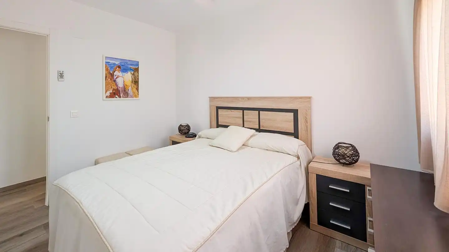 Schlafzimmer von Wohnung zum Verkauf in Santa Pola mit Klimaanlage, Terrasse und Möbliert