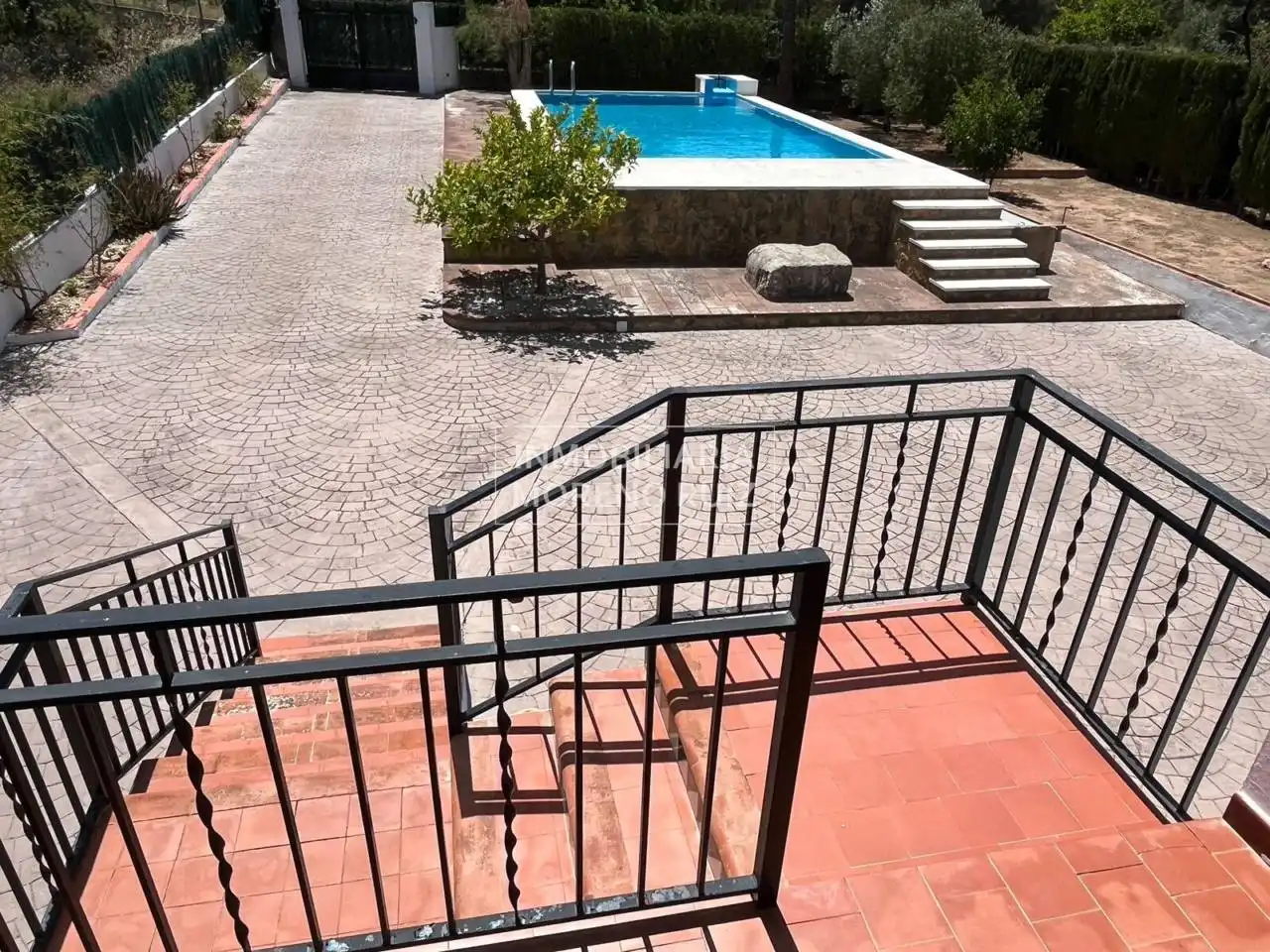 Terrasse von Haus oder Chalet zum Verkauf in Bétera mit Privatgarten und Schwimmbad