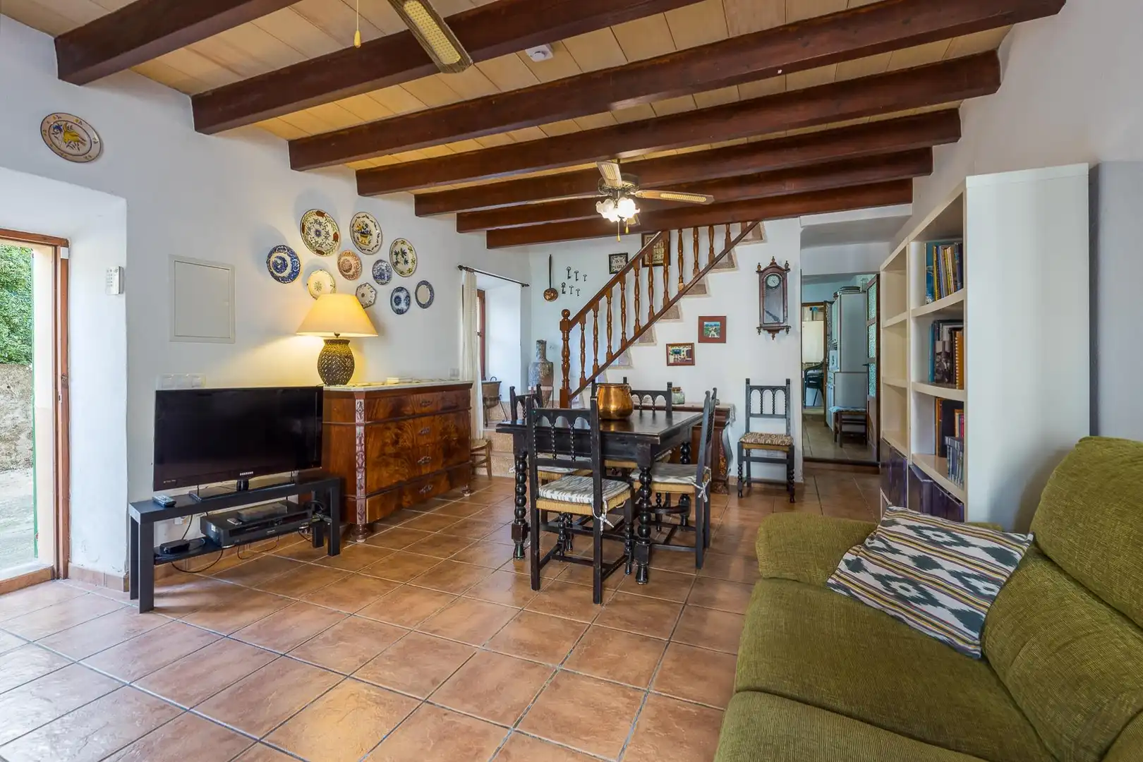 Sala d'estar de Casa o xalet en venda en Andratx amb Calefacció, Jardí privat i Traster