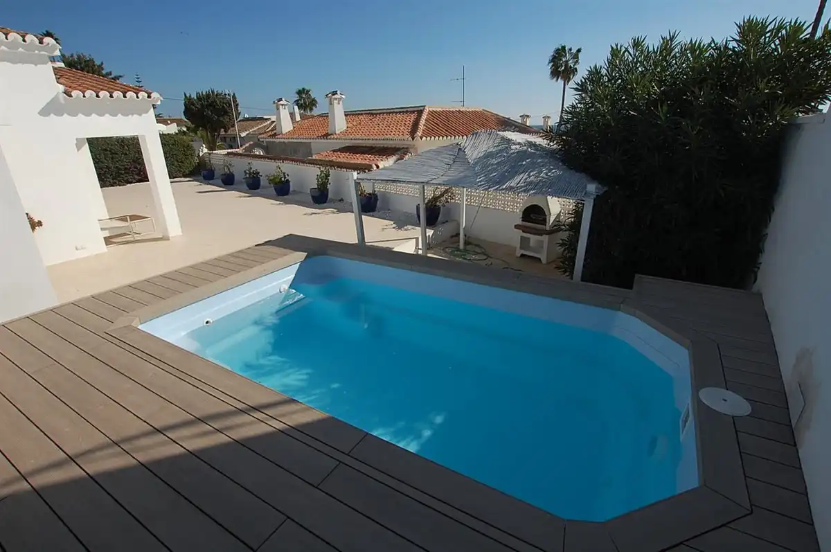 Piscina de Casa o xalet en venda en Mijas amb Aire condicionat, Jardí privat i Piscina