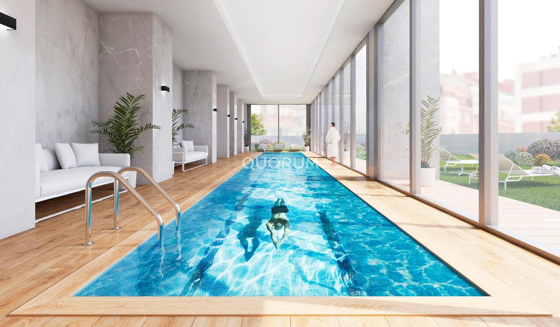 Piscina de Àtic en venda en Bilbao  amb Calefacció, Terrassa i Traster