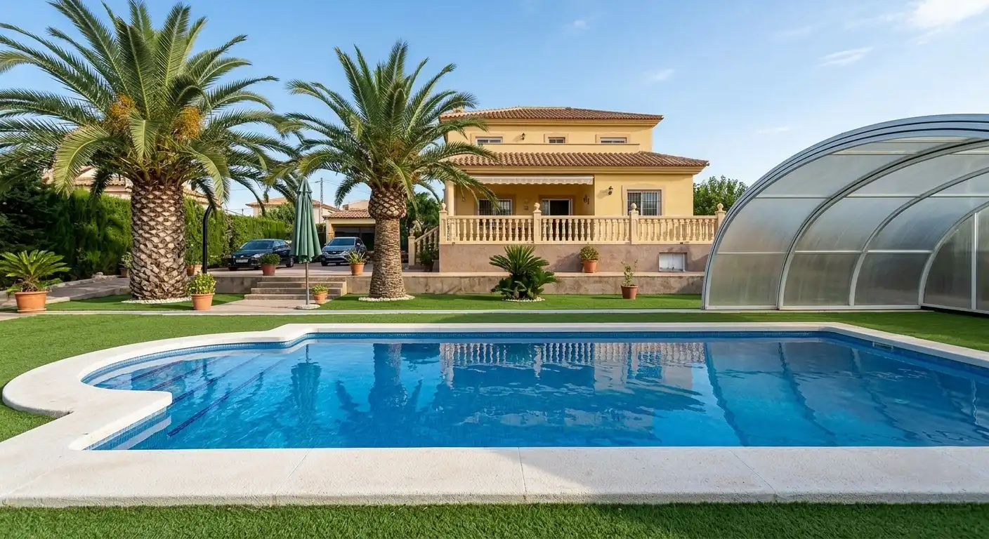 Detached house with pool for sale in Petrer