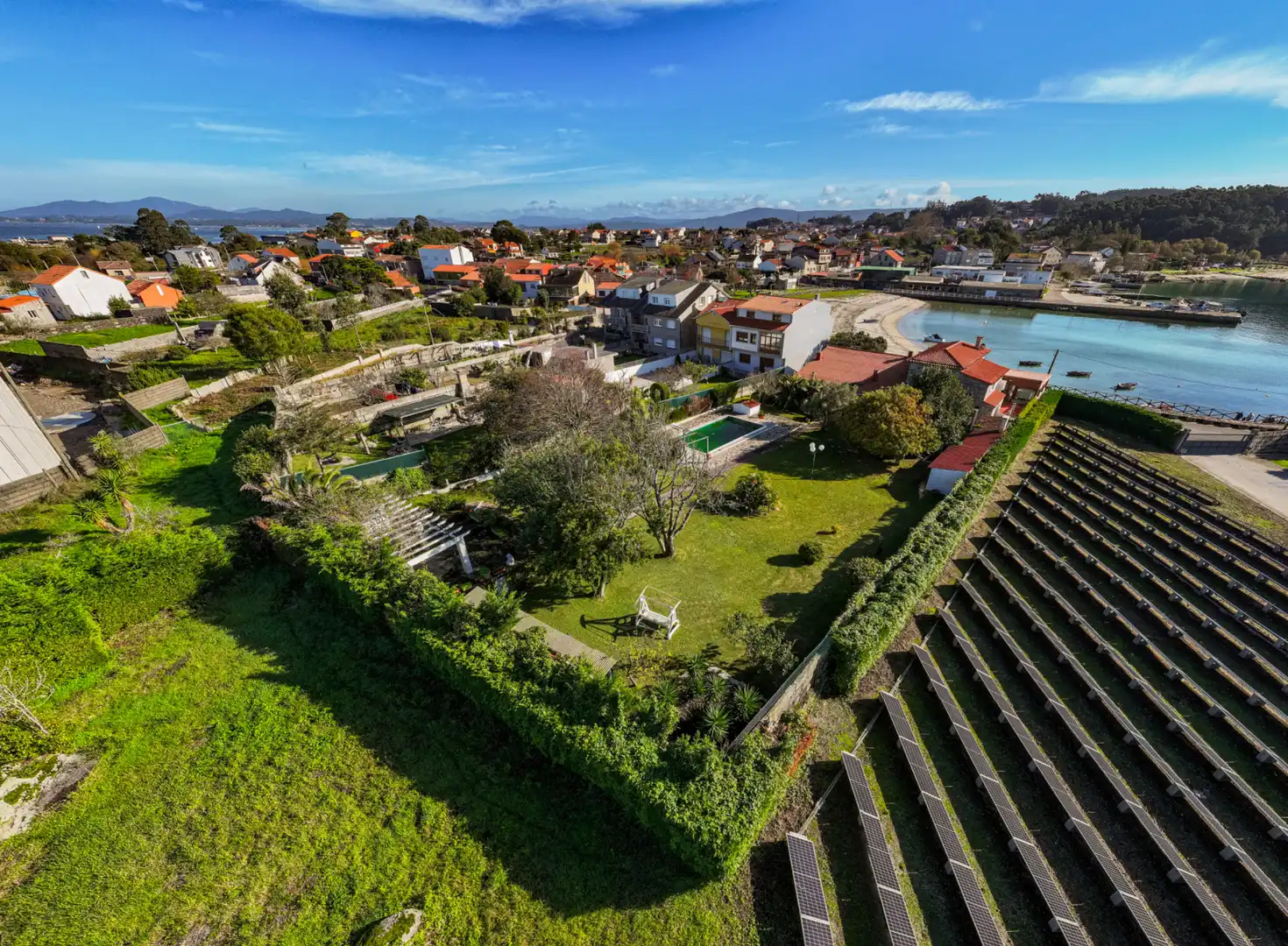 Jardín de Casa o chalet en venta en O Grove   con Calefacción, Jardín privado y Terraza