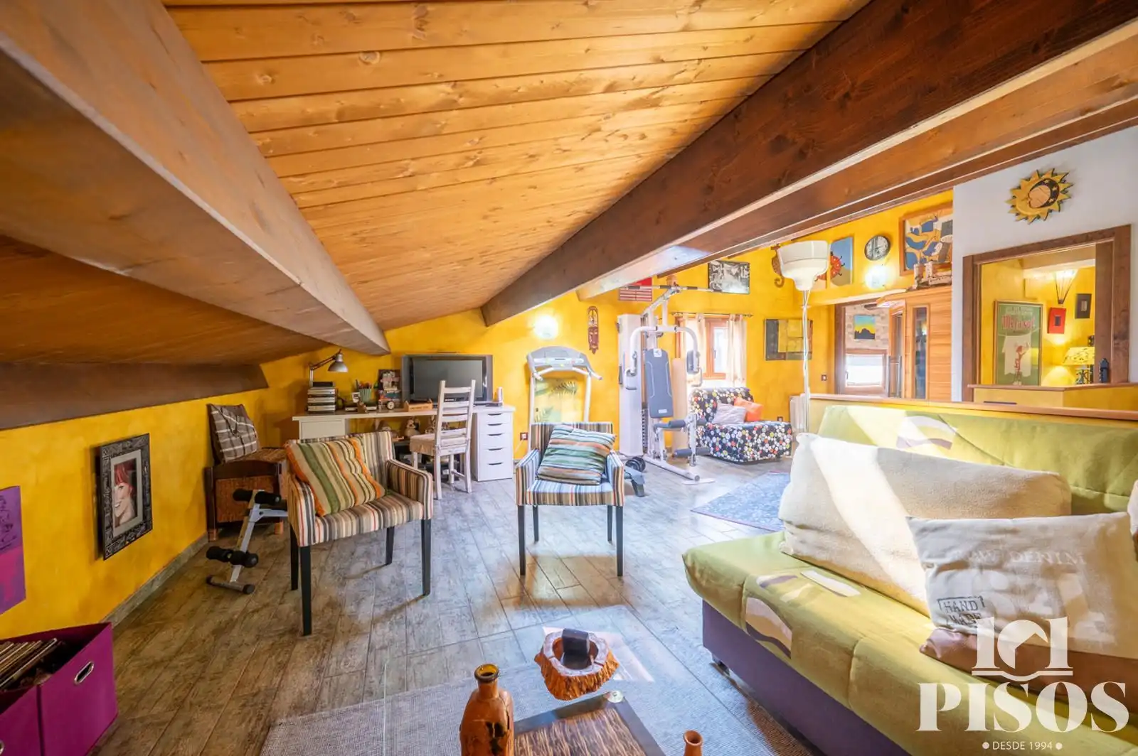 Sala de estar de Casa o chalet en venta en Rubí con Aire acondicionado, Calefacción y Trastero
