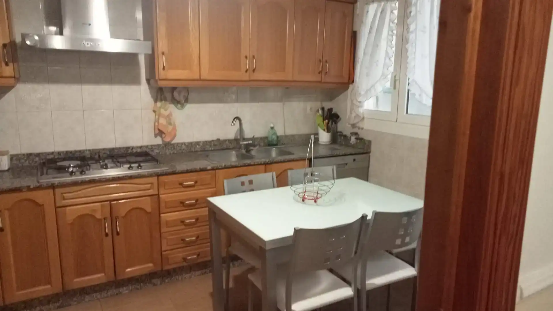 Kitchen of Flat for sale in Alpera  with Parquet flooring