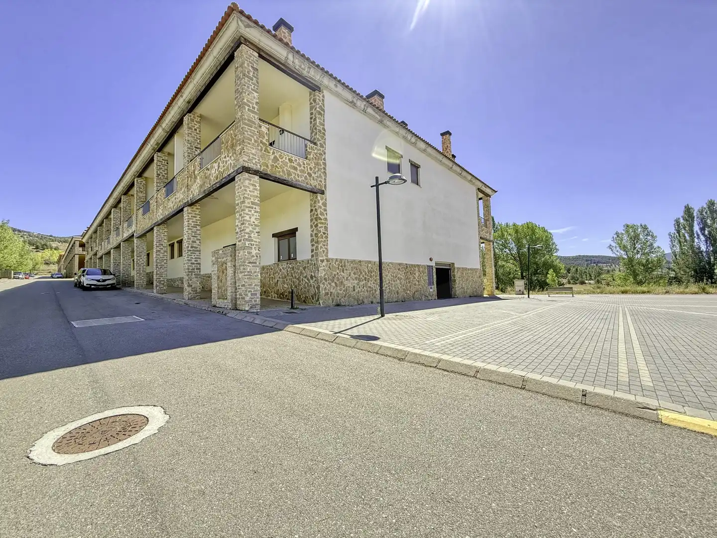 Vista exterior de Ático en venta en Alcalá de la Selva con Calefacción y Terraza