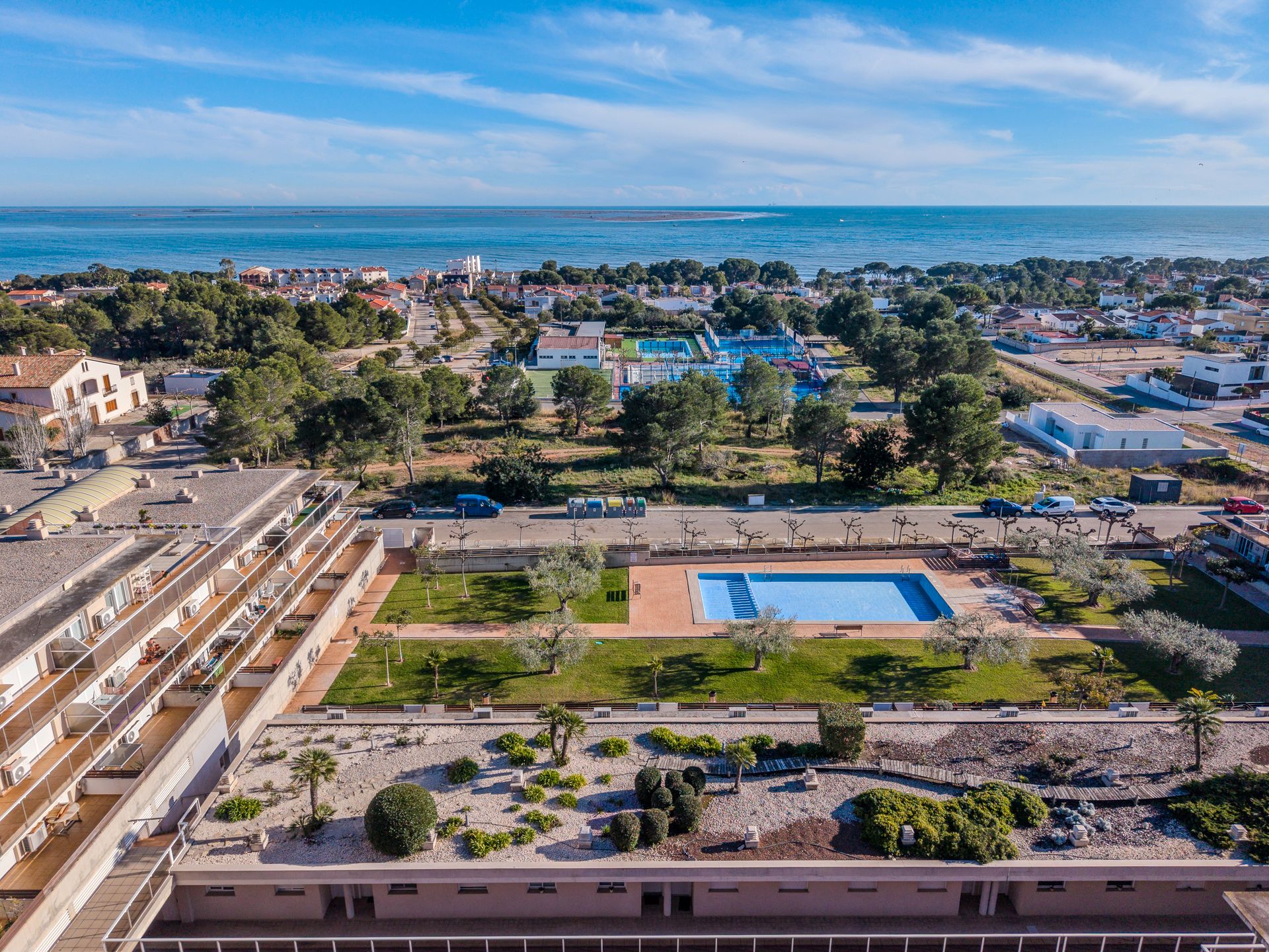 Swimming pool of Flat for sale in Alcanar  with Air Conditioner, Heating and Terrace