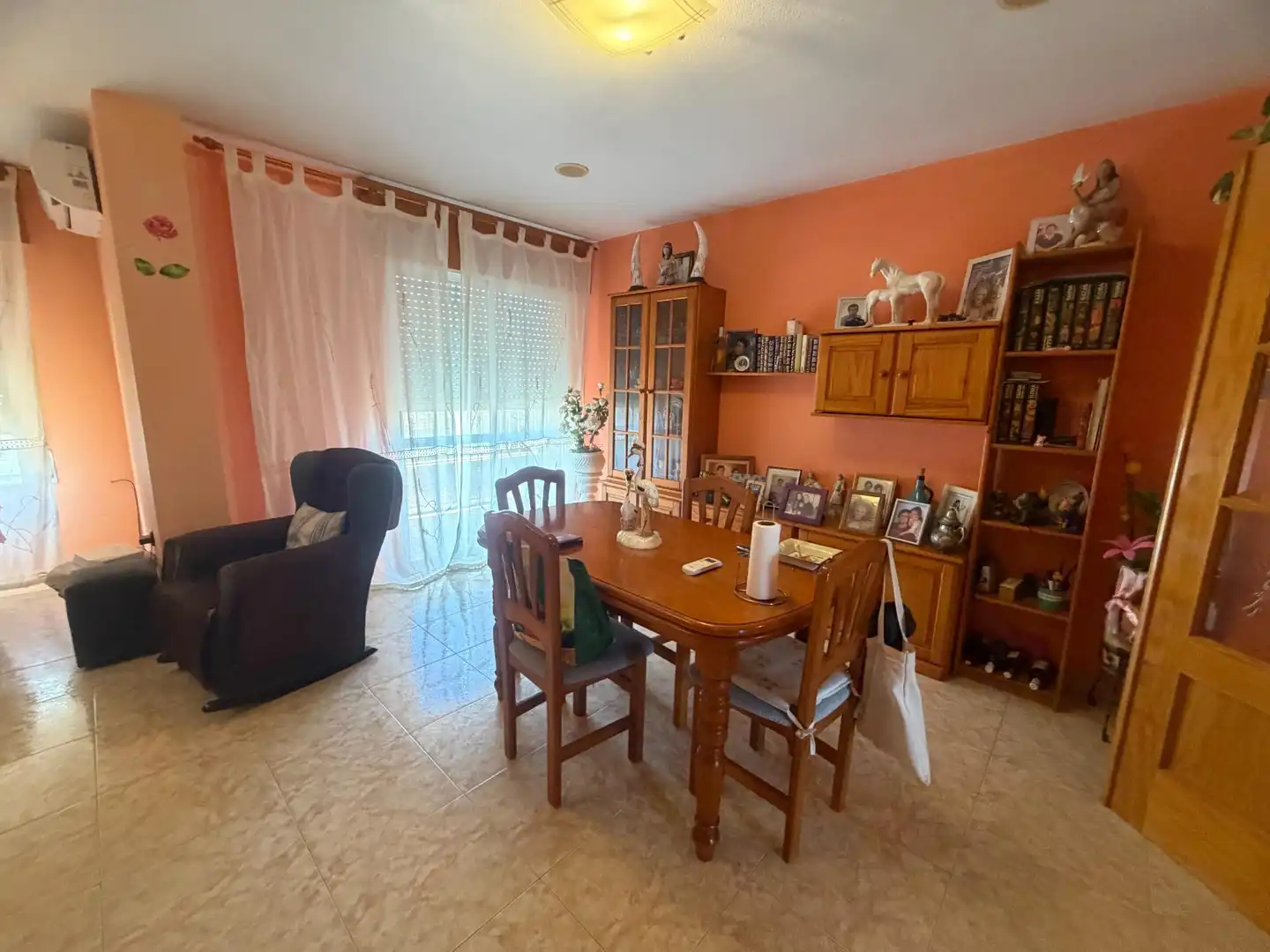 Living room of Flat for sale in Águilas  with Air Conditioner, Terrace and Furnished