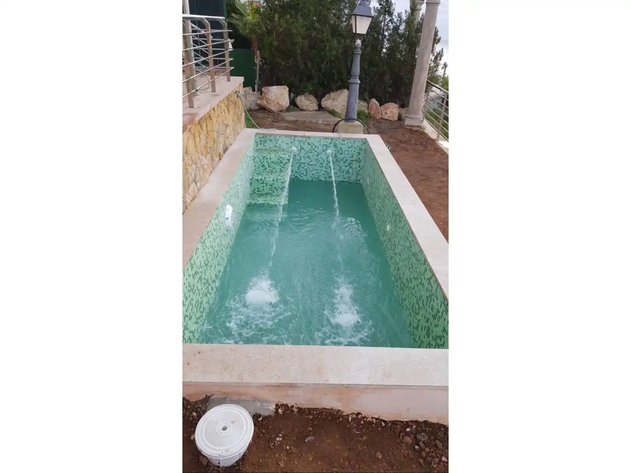Piscina de Casa adosada de lloguer en Llucmajor amb Aire condicionat, Calefacció i Jardí privat