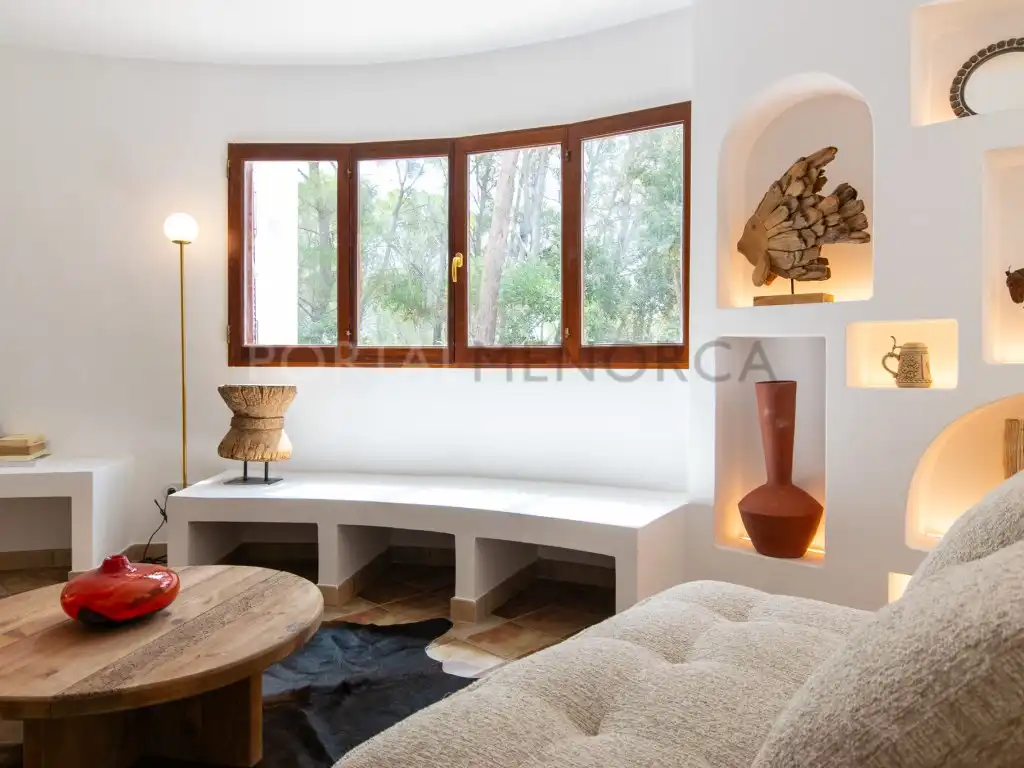 Sala de estar de Finca rústica en venta en Ferreries con Piscina