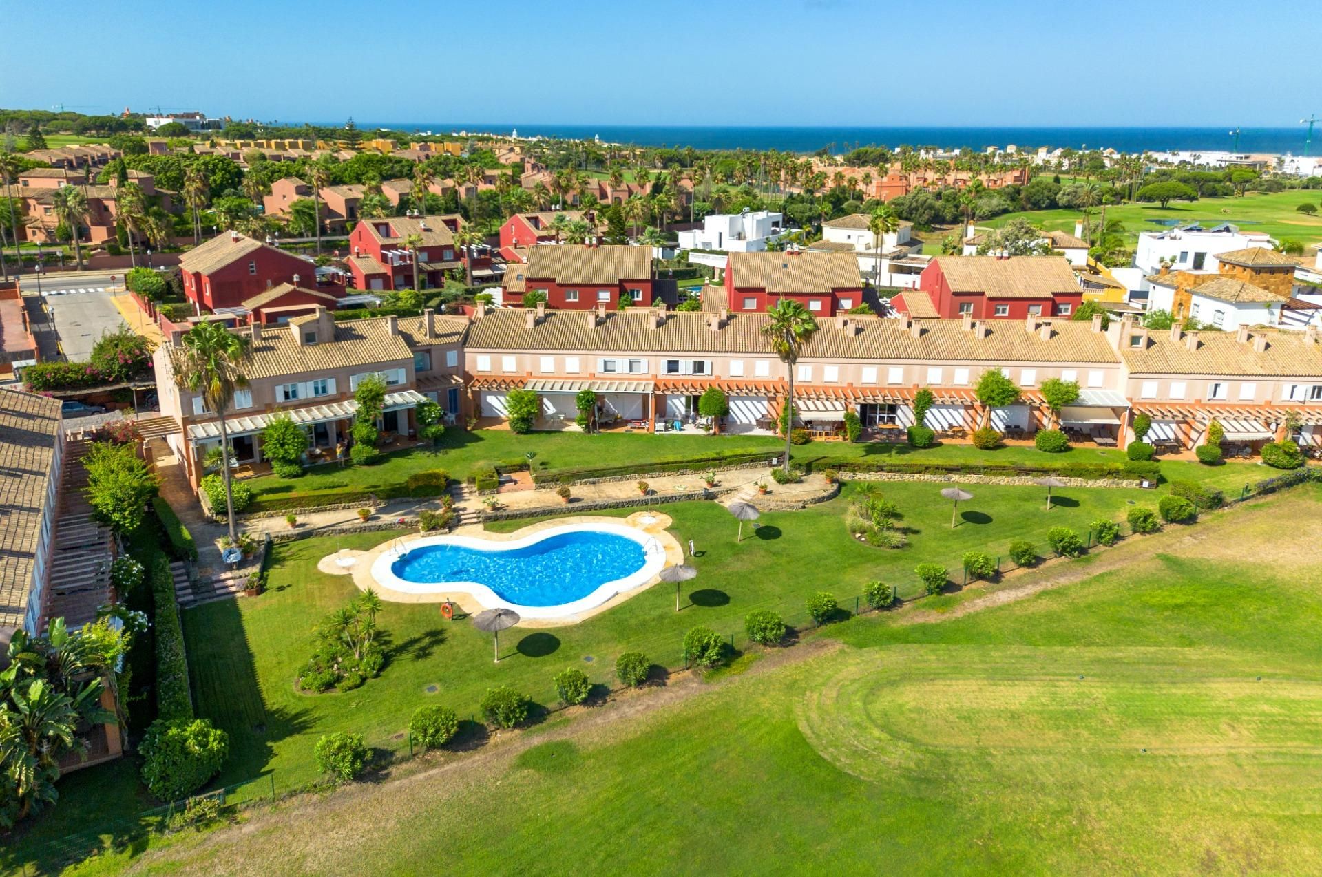 Garden of Single-family semi-detached for sale in Chiclana de la Frontera  with Air Conditioner, Private garden and Terrace