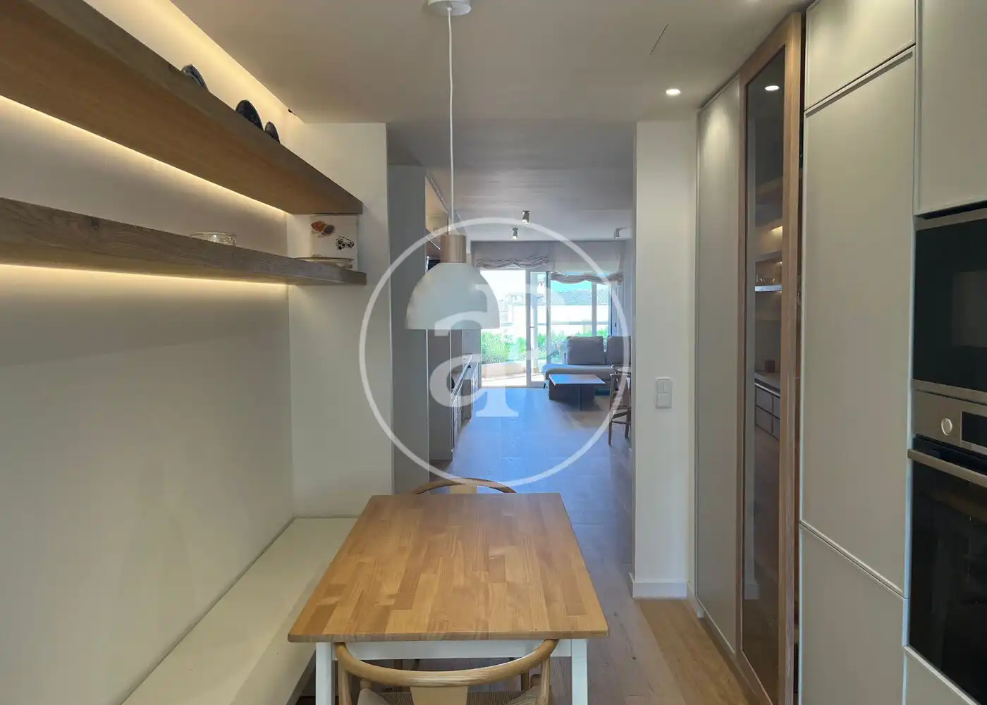 Cocina de Piso de alquiler en  Palma de Mallorca con Aire acondicionado, Calefacción y Jardín privado