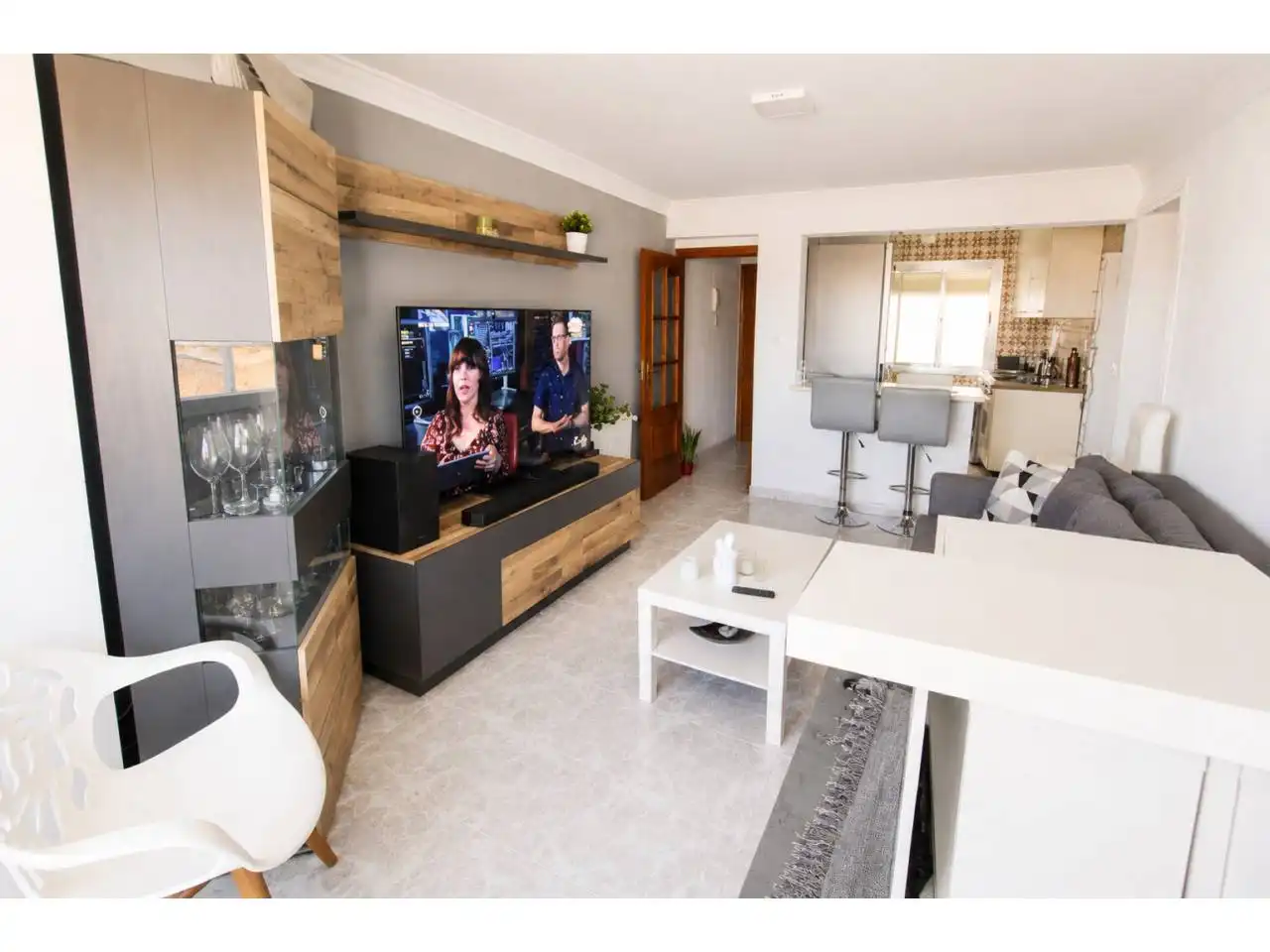 Living room of Flat for sale in Leganés  with Air Conditioner and Heating