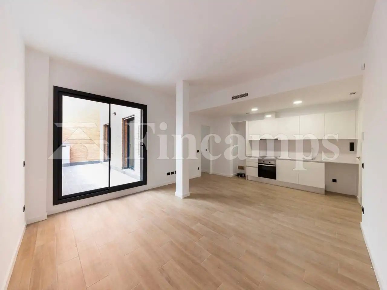 Living room of Flat for rent in Sabadell  with Air Conditioner, Heating and Storage room