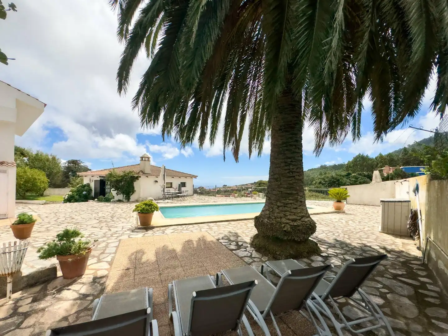Vista exterior de Casa o chalet en venta en El Rosario con Calefacción, Jardín privado y Terraza