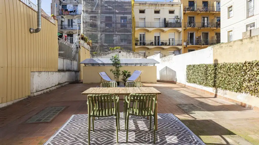 Terraza de Apartamento en venta en Barcelona con Aire acondicionado, Calefacción y Parquet