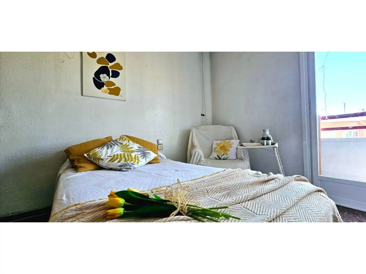 Bedroom of Flat for sale in Casco Urbano