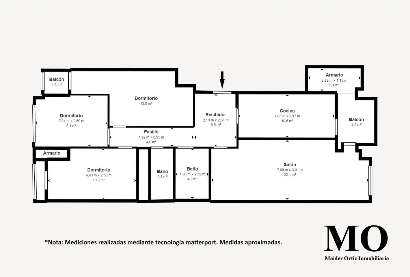 Flat for sale in Bergara  with Heating, Terrace and Storage room