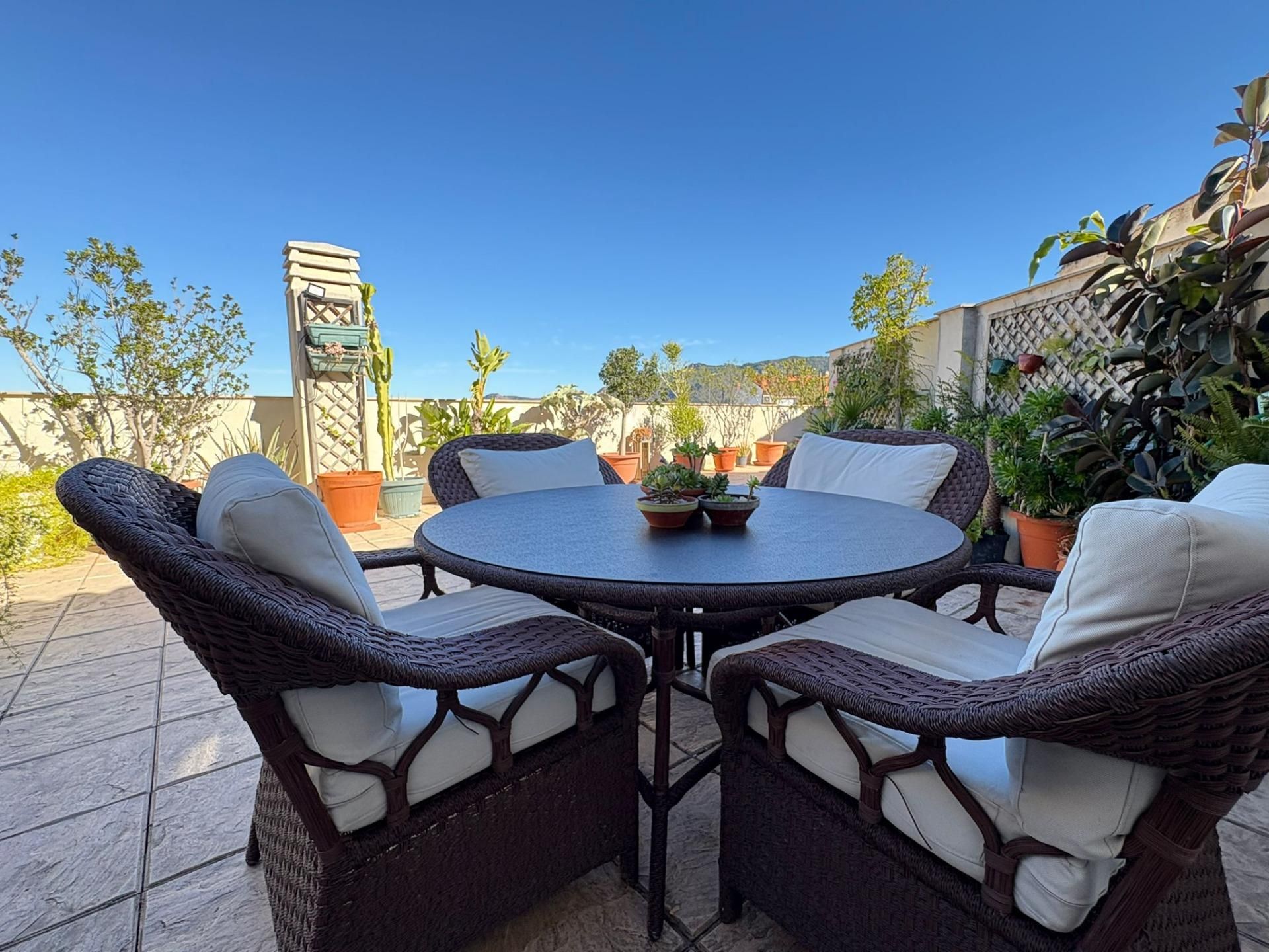 Terrassa de Àtic en venda en  Murcia Capital amb Aire condicionat, Jardí privat i Terrassa