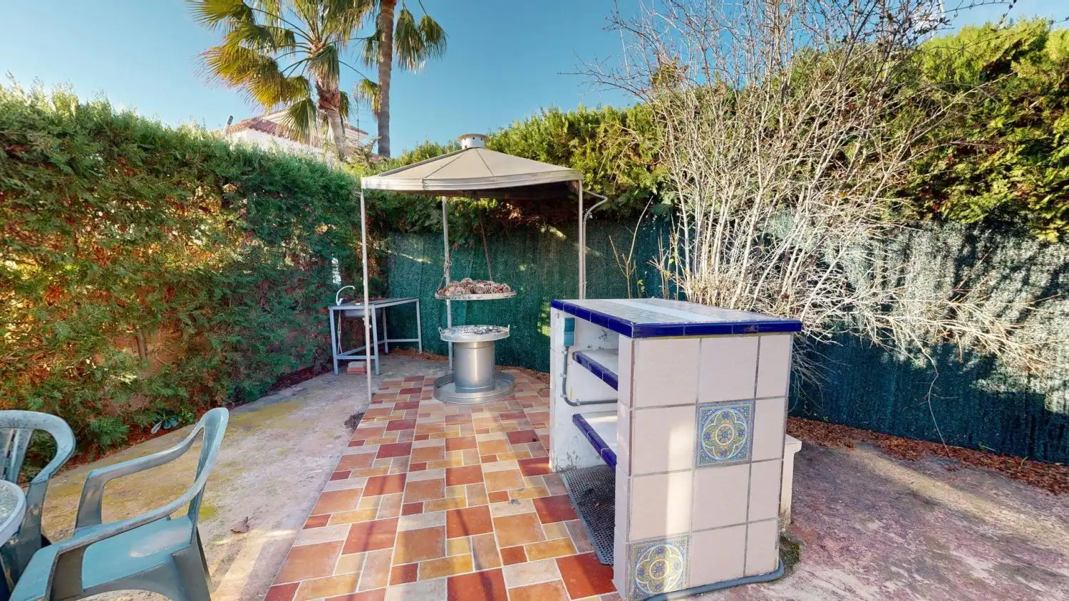 Garden of Houses for sale in El Campello  with Air Conditioner