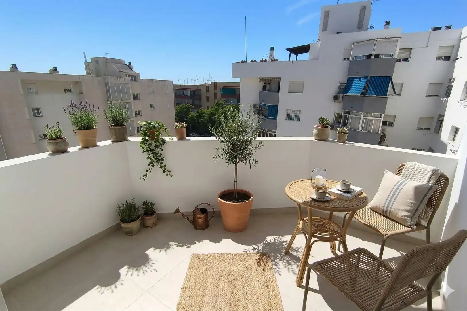 Terrassa de Apartament en venda en Benalmádena amb Aire condicionat, Parquet i Terrassa