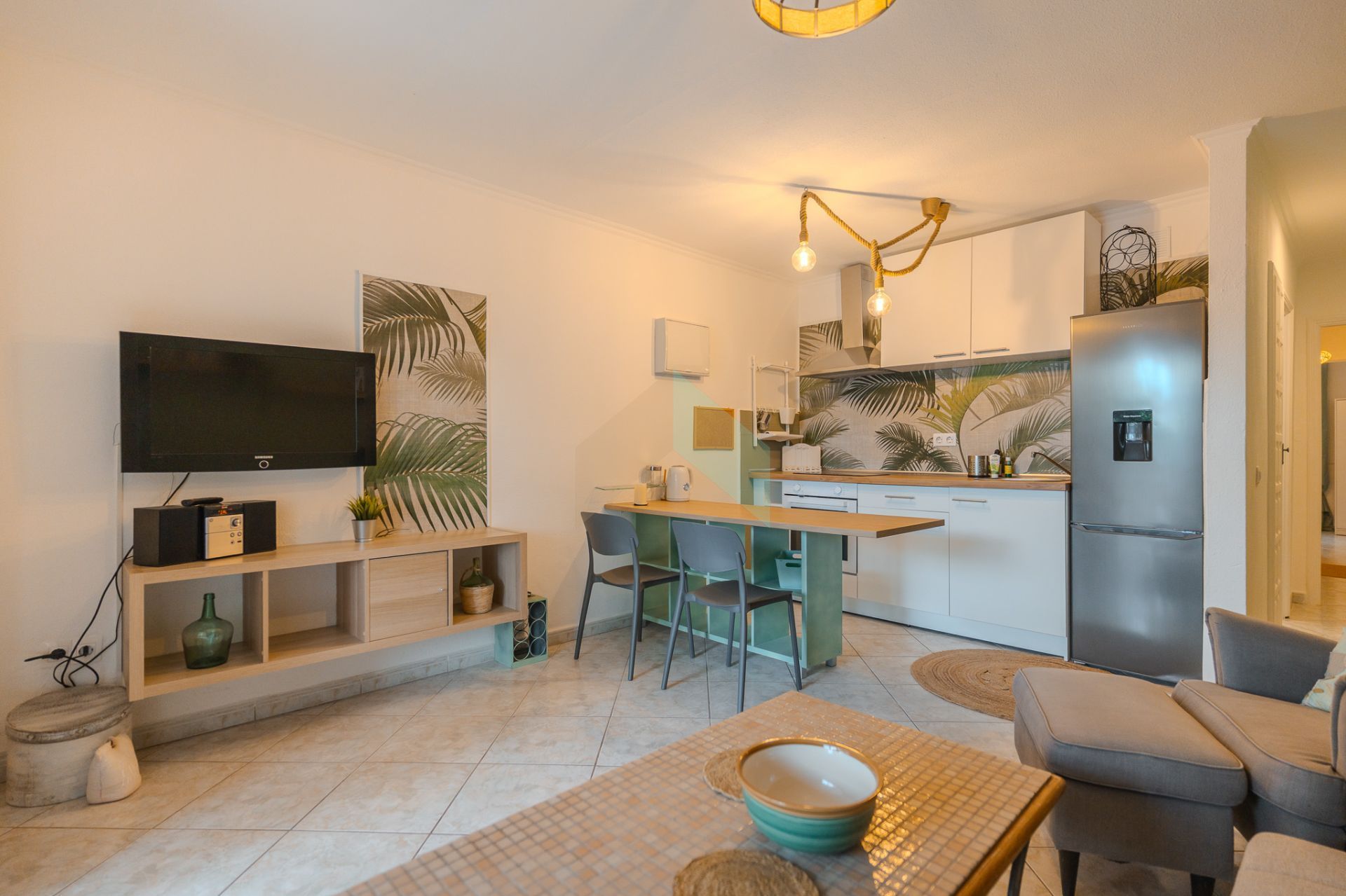 Sala d'estar de Apartament en venda en San Miguel de Abona amb Terrassa, Moblat i Piscina comunitària