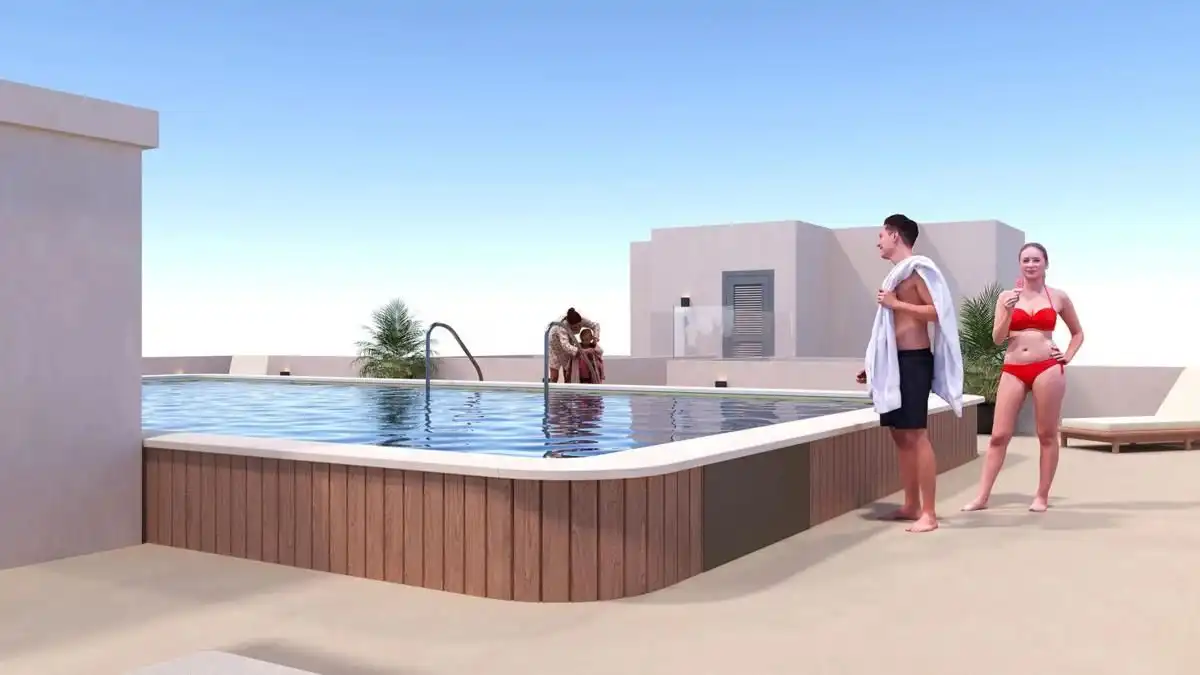Piscina de Apartamento en venta en San Miguel de Salinas con Piscina comunitaria