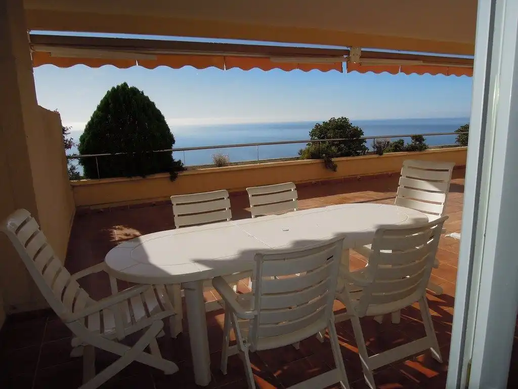 Terrace of Apartments for rent in Altea  with Air Conditioner, Furnished and Community pool