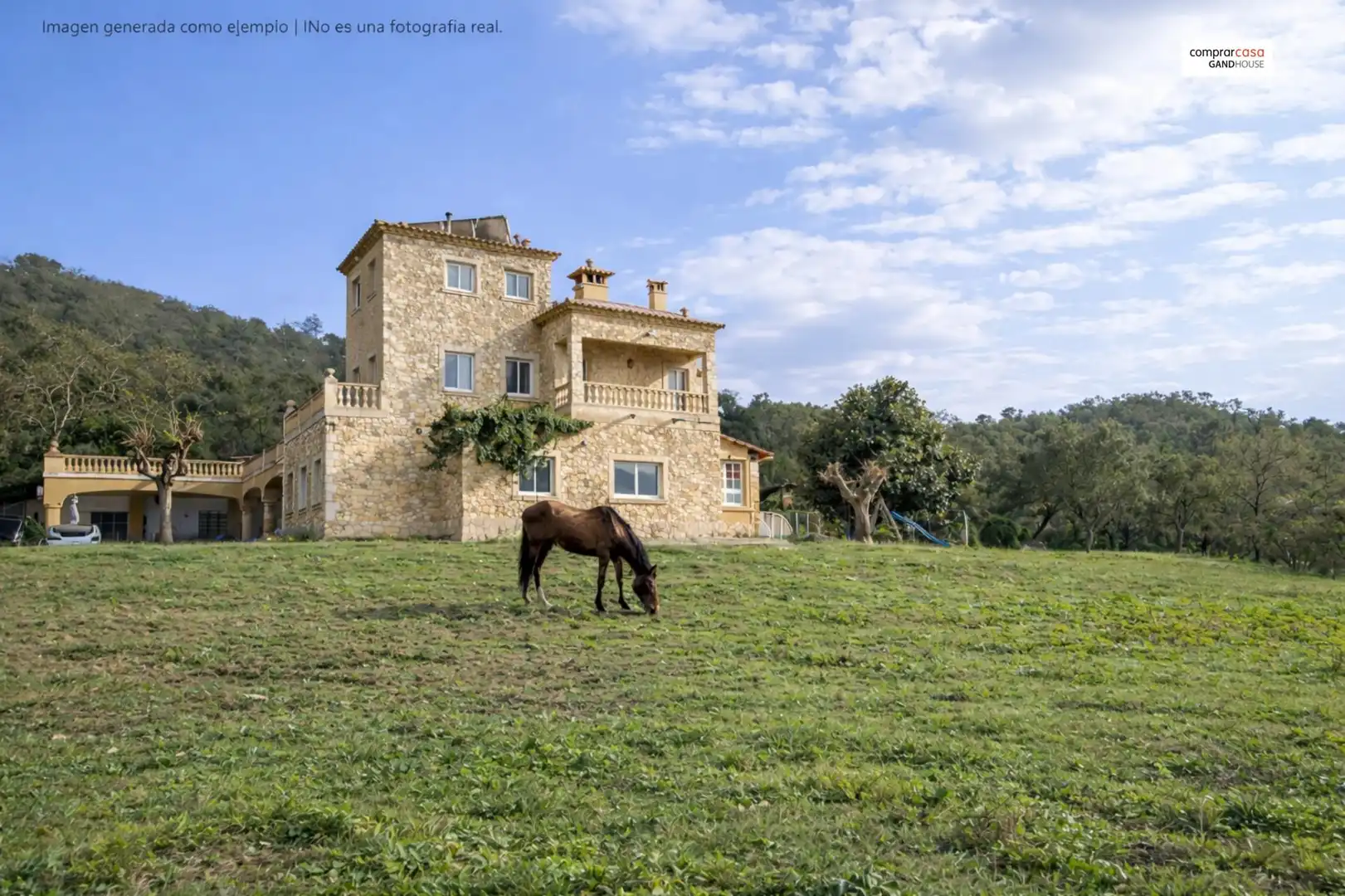 Vista exterior de Finca rústica en venta en Caldes de Malavella con Aire acondicionado, Jardín privado y Terraza