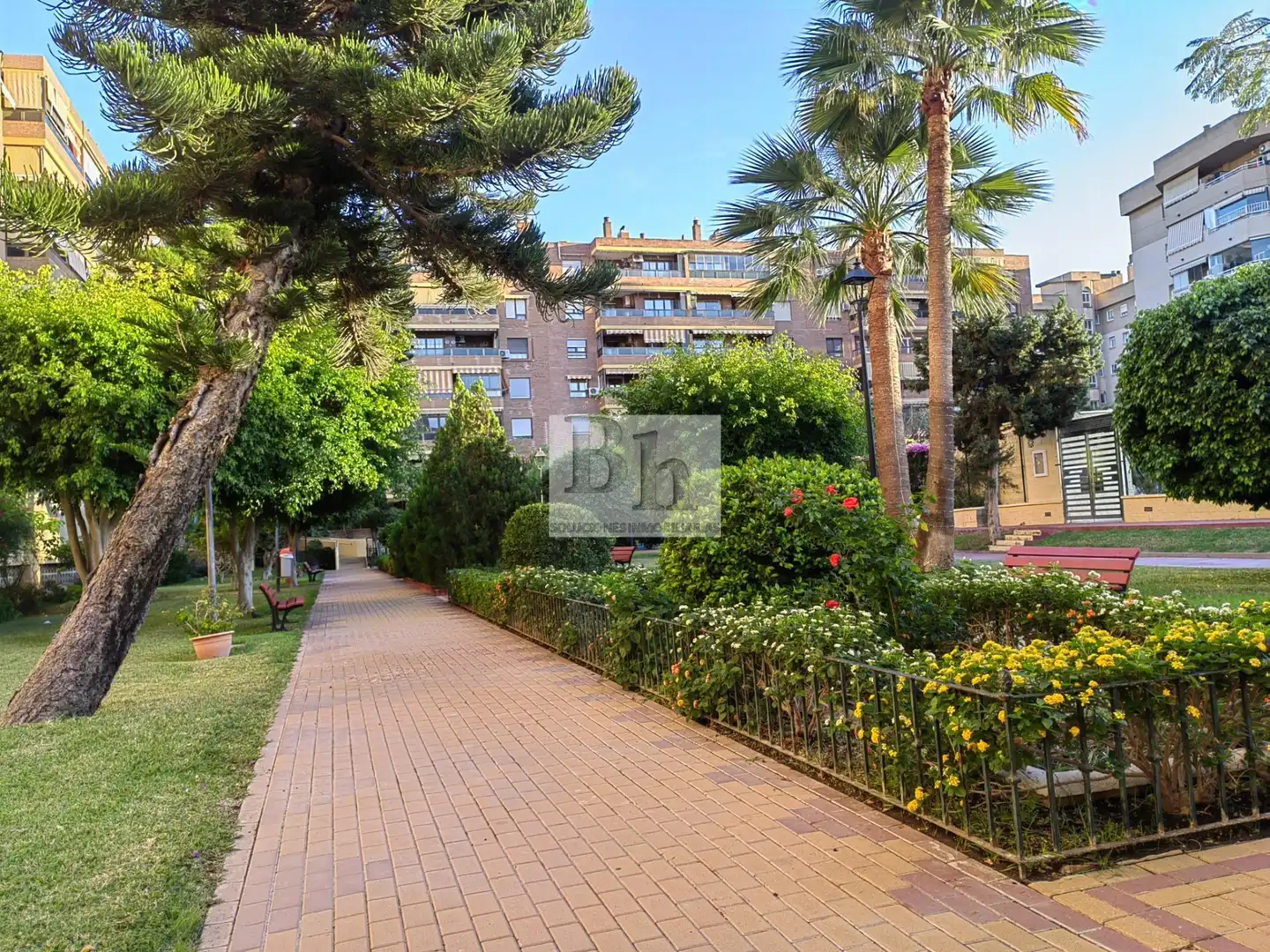 Exterior view of Flat for sale in Málaga  with Air Conditioner, Private garden and Terrace